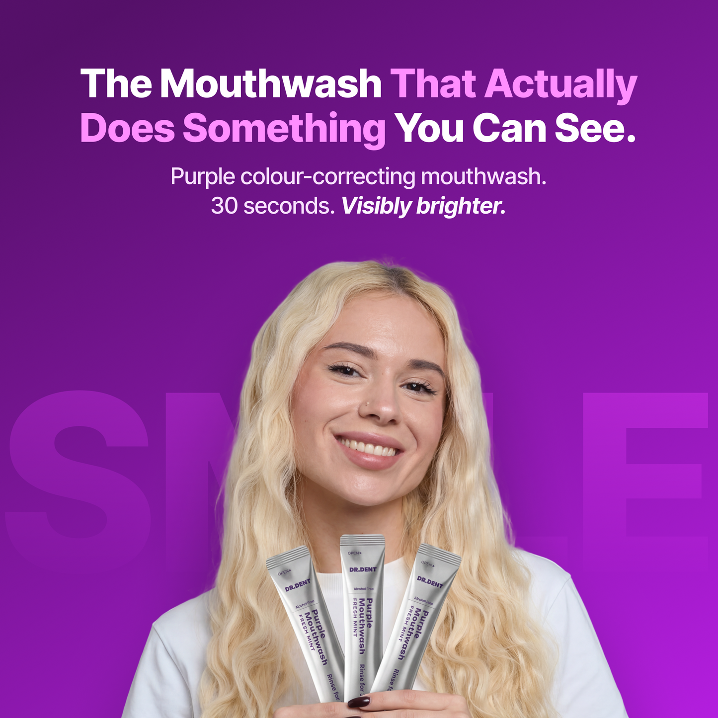 Dr. Dent Purple Whitening Mouthwash