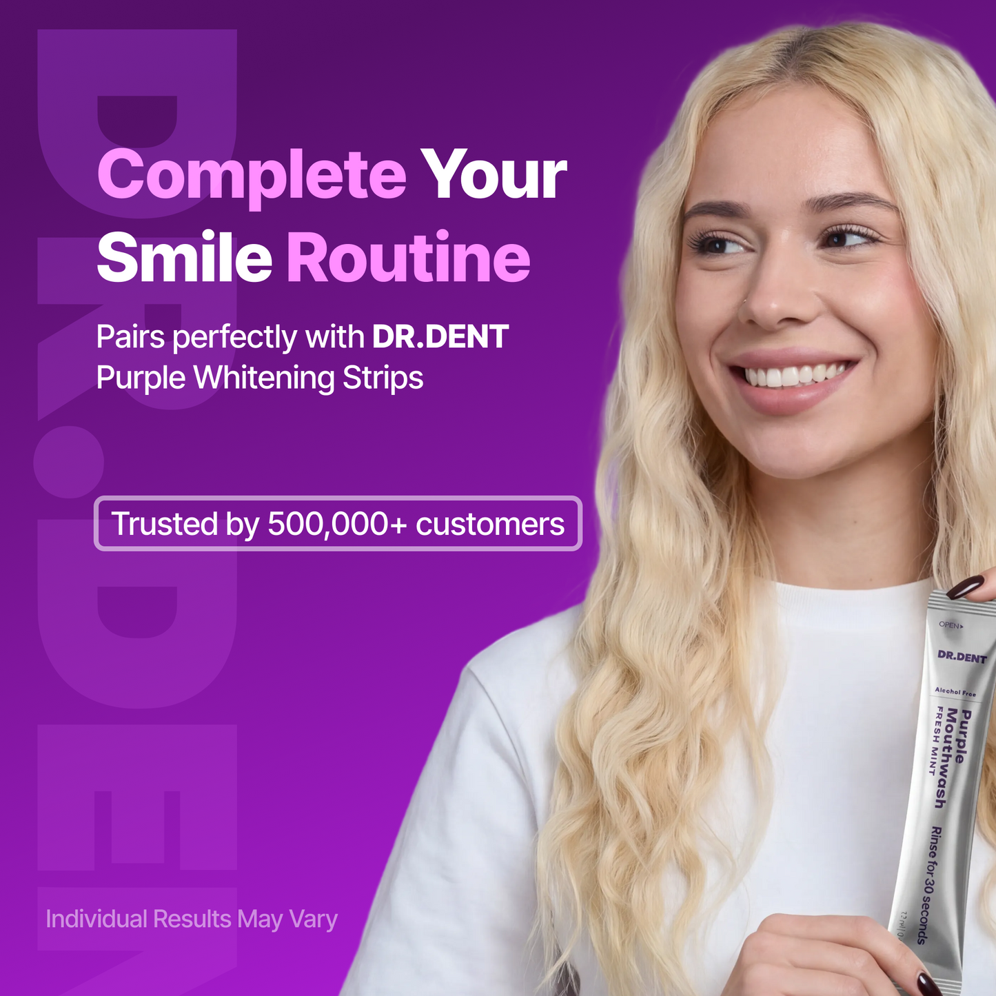 Dr. Dent Purple Whitening Mouthwash
