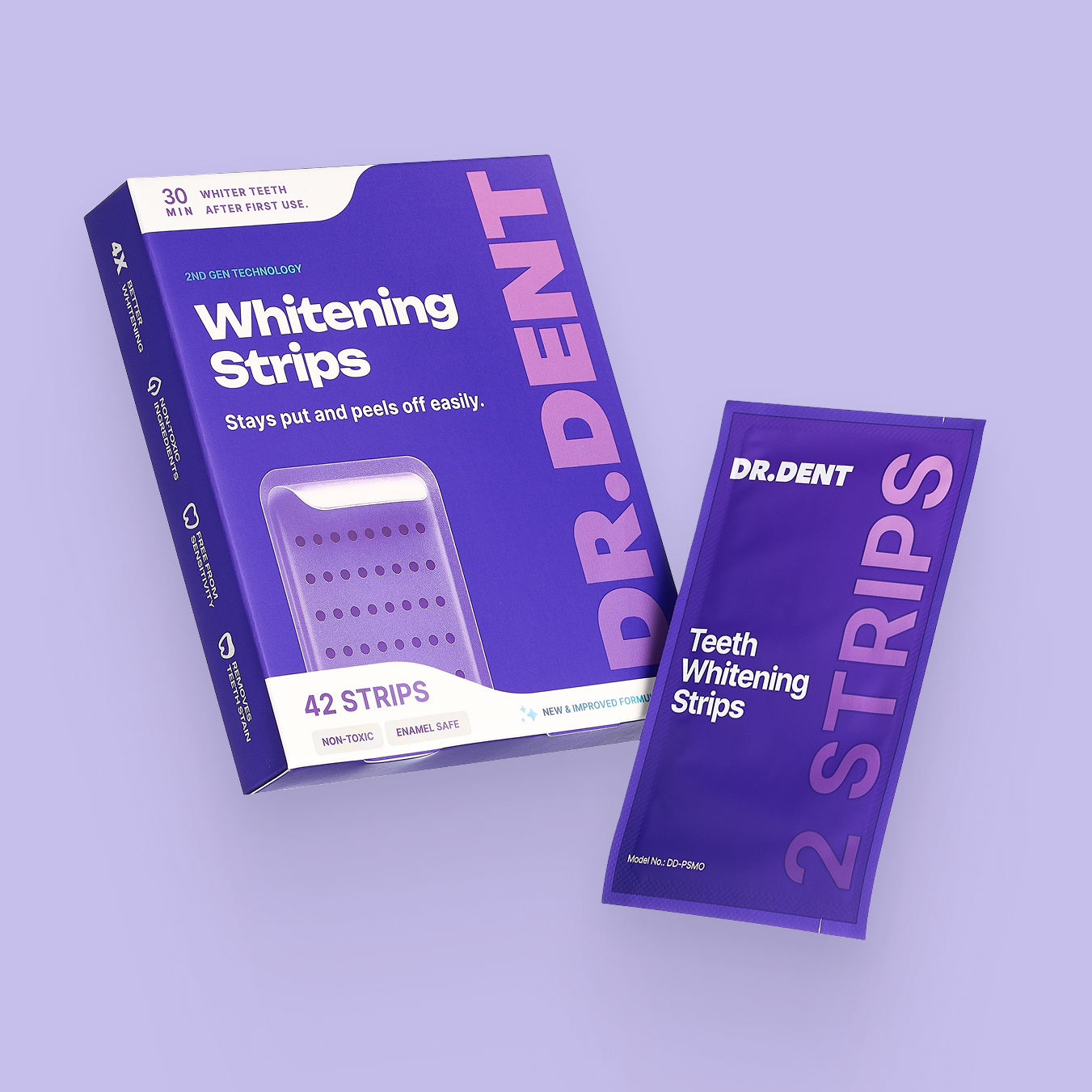 Dr. Dent Purple Whitening Strips