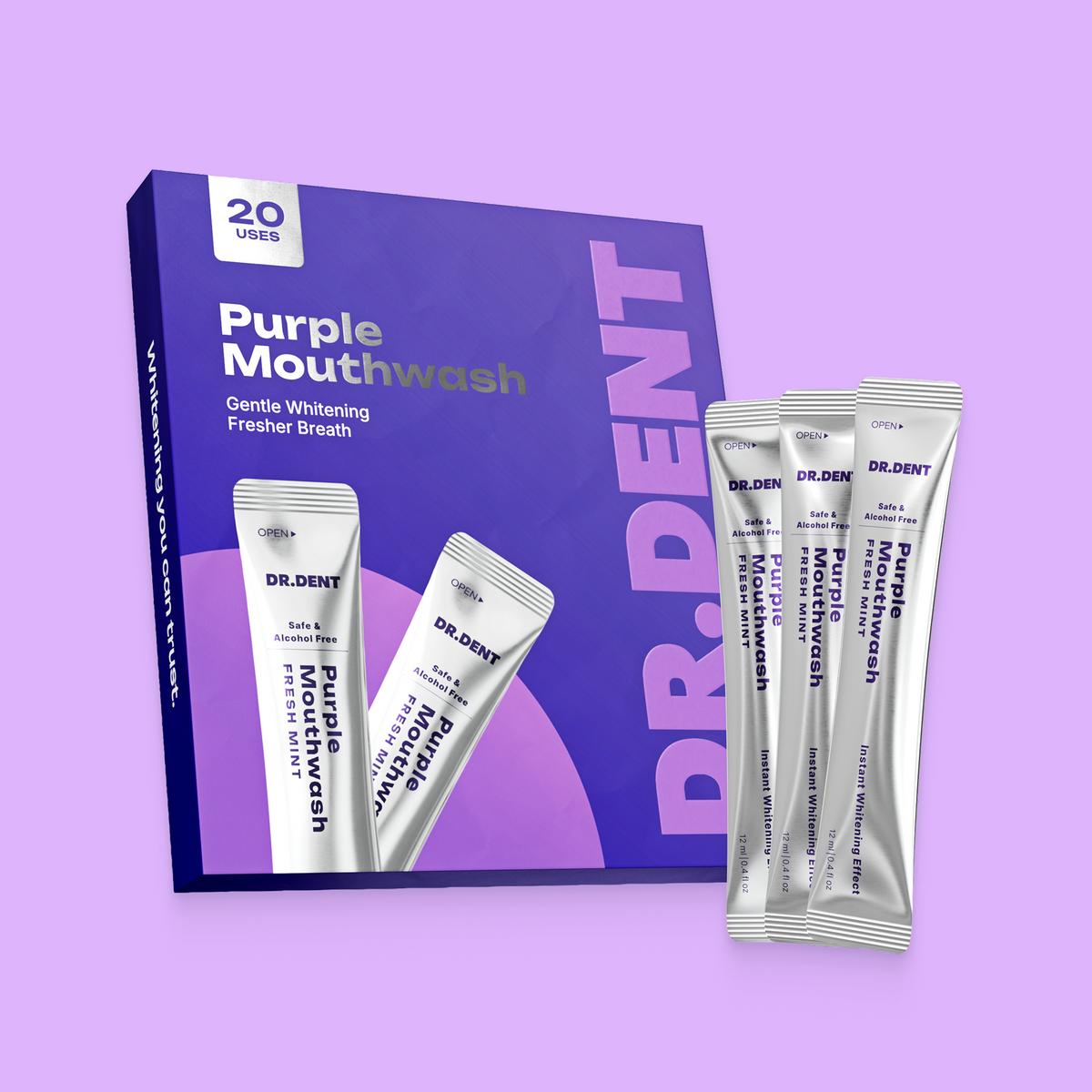 Dr. Dent Purple Whitening Mouthwash